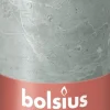 Bolsius stompkaars Rustiek Shine groen 60 uur D 6,8 H 13 cm