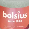 Bolsius stompkaars Rustiek Shine groen 35 uur D 6,8 H 8 cm