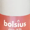 Bolsius stompkaars Rustiek Shine crème 30 uur D 5 H 10 cm