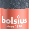 Bolsius stompkaars Shine blauw / grijs 30 uur D 5 x H 10 cm