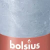 Bolsius stompkaars Shine blauw 60 uur D 6,8 x H 13 cm