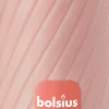Bolsius stompkaars Twist roze 60 uur D 13,6 H 6,8 cm