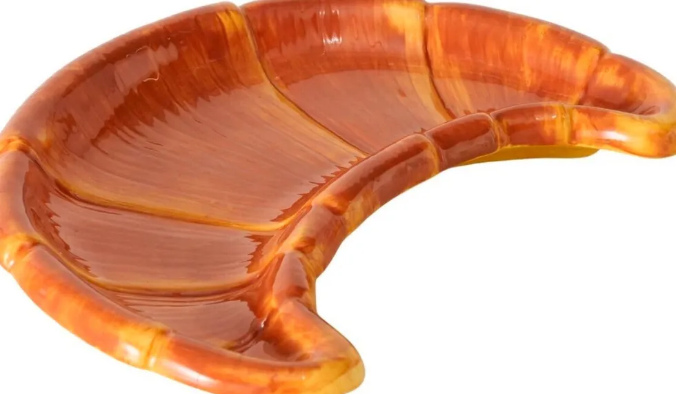 Boltze dienblad Croissant bruin 14,5 x 14,5 x 2,7 cm