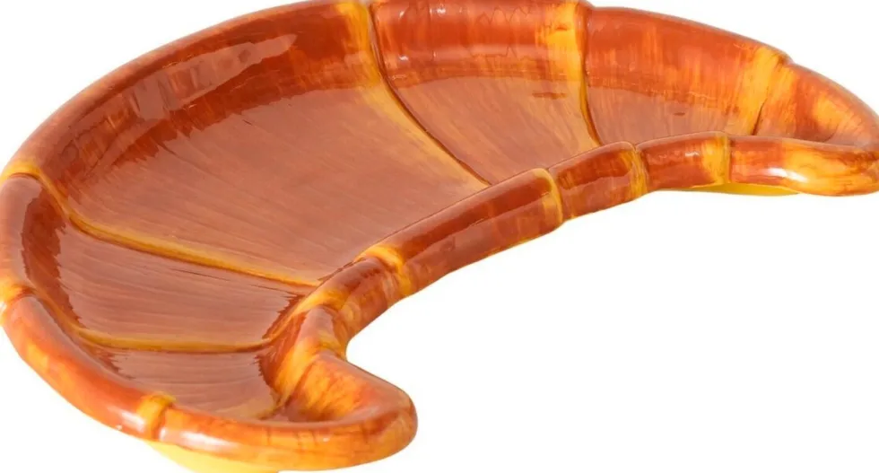 Boltze dienblad Croissant bruin 18 x 18 x 3 cm