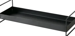 Boltze dienblad Wolga zwart 40 x 14 x 10 cm