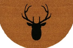 Boltze kokosmat Reinhold eland bruin / zwart 60 x 40 cmReinhold
