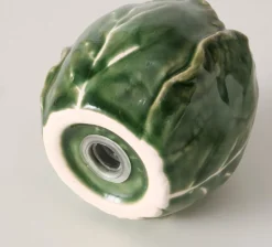 Boltze peper en zoutstel Kool groen D 7,5 H 7,5 cm