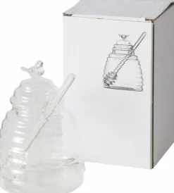 Boltze voorraadpot Honey transparant D 10 H 14,5 cm