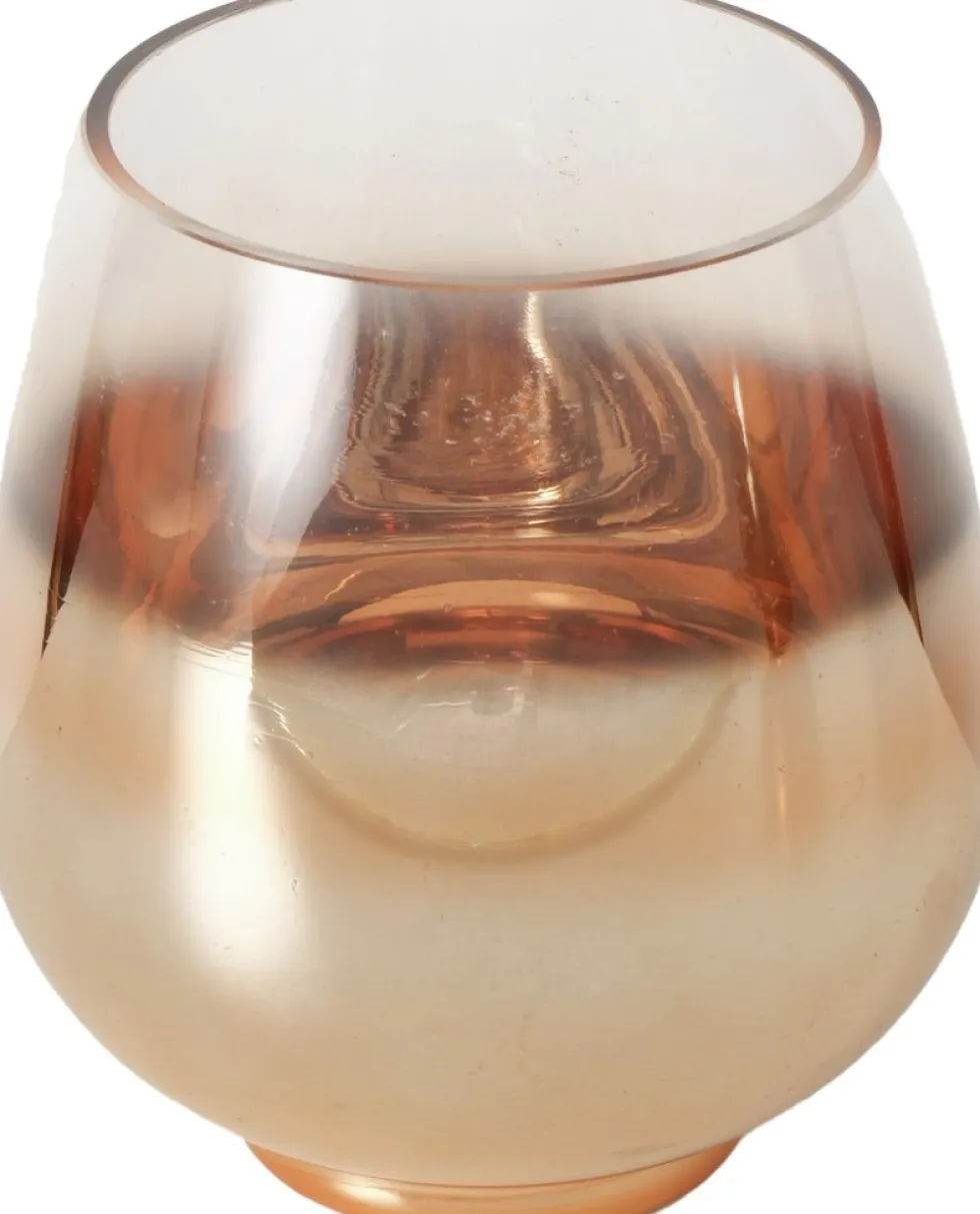 Boltze waxinelichthouder Grazia goud D 16 H 20 cm