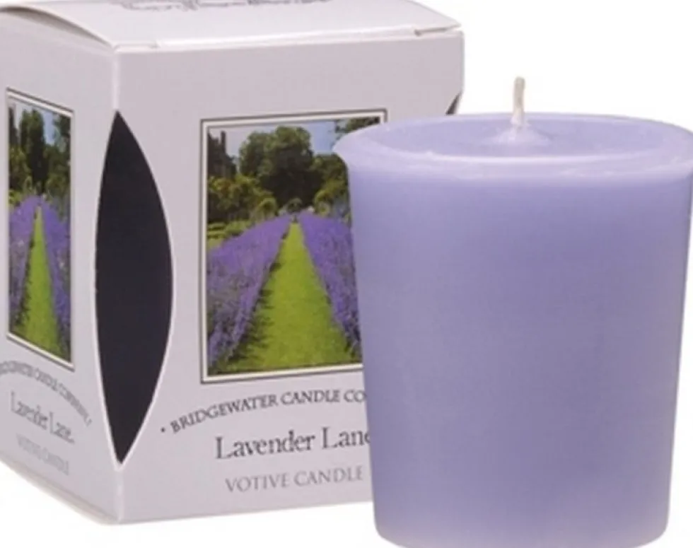 Bridgewater geurkaars Lavender Lane paars 15 uur D 6 H 5 cm