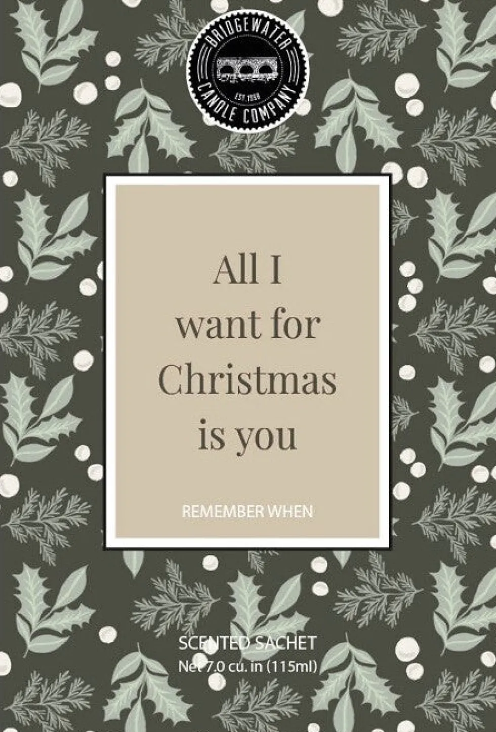 Bridgewater geurzakje All I Want For Christmas