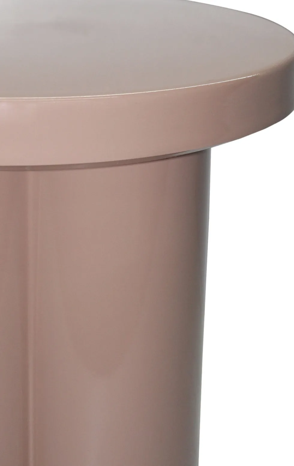 Brix bijzettafel Noa roze D 43 H 45 cm