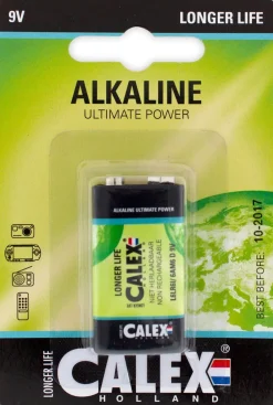 Calex alkaline batterij 9V