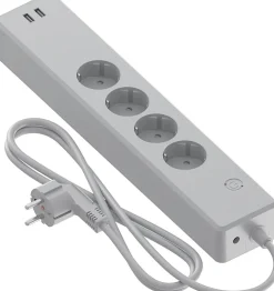 Calex smart stekkerdoos 4-voudig + USB EU
