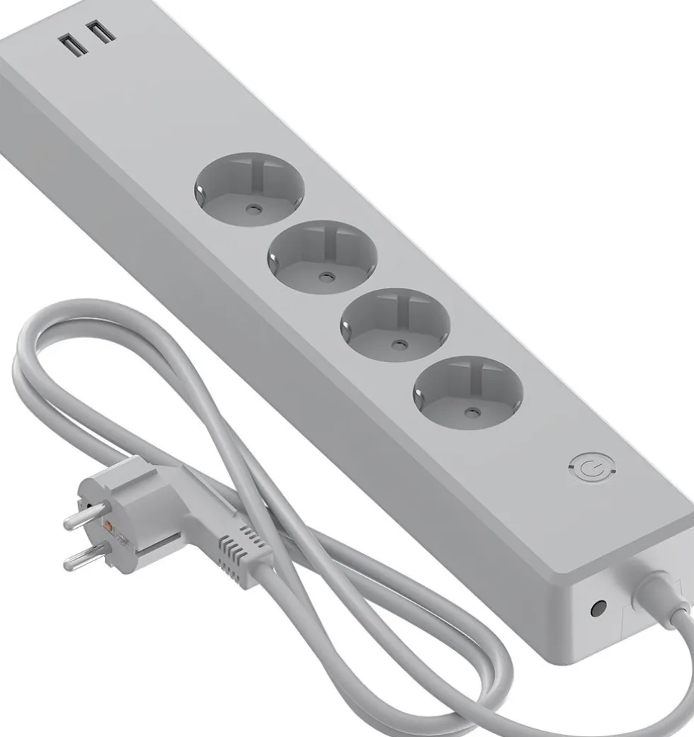 Calex smart stekkerdoos 4-voudig + USB EU
