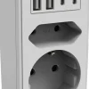 Calex verdeelstekker 2 EU / 2 USB-C / 2 USB-A