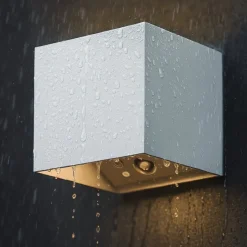 Calex wandlamp Falerna wit 8,5 x 8,5 x 8,8 cm 2 stuks