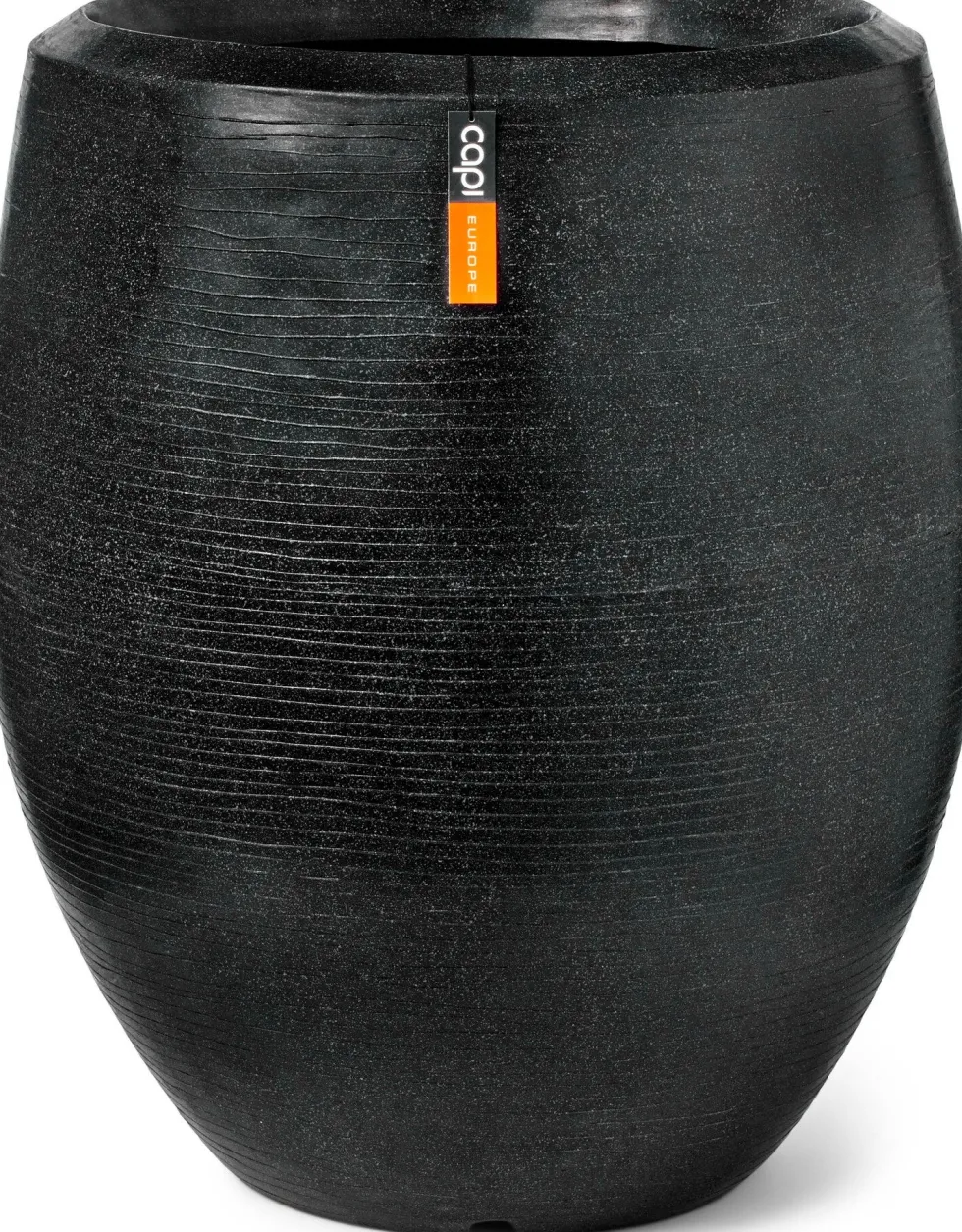 Capi Europe bloempot elegant deluxe Granite zwart D 63 H 75 cm