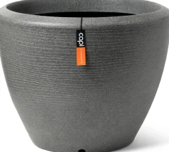 Capi Europe bloempot Granite antraciet D 48 H 35 cm