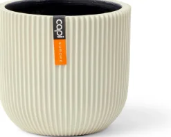 Capi Europe bloempot Groove beige D 14 H 13 cm