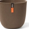 Capi Europe bloempot Groove taupe D 25 H 23 cm