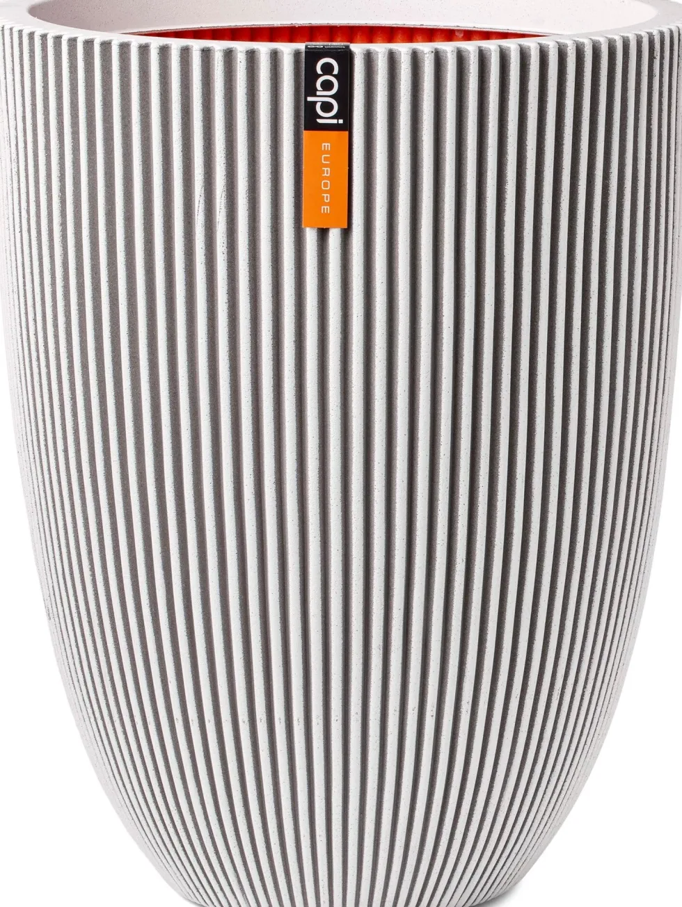 Capi Europe bloempot Groove wit D 34 H 46 cm