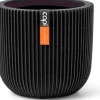 Capi Europe bloempot Groove zwart D 9 H 8 cm