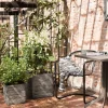 Capi Europe bloempot Nature-Rib zwart / grijs 50 x 50 x 50 cm