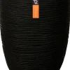 Capi Europe bloempot Nature-Rib zwart D 36 H 47 cm