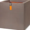 Capi Europe bloempot Smooth taupe 40 x 40 x 40 cm