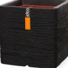 Capi Europe plantenbak Nature-Rib zwart 40 x 40 x 40 cm