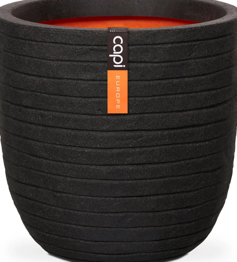 Capi Europe plantenbak Nature-Row zwart D 43 H 41 cm