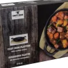 Cast Iron gratinpan gietijzer op plank zwart / naturel D 15 cm