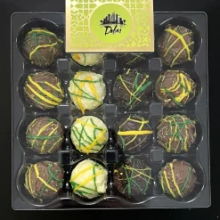 Chocolade dubai truffels 4 x 4 stuks