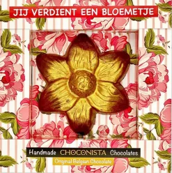 Choconista chocolade bloemetje 80 gr