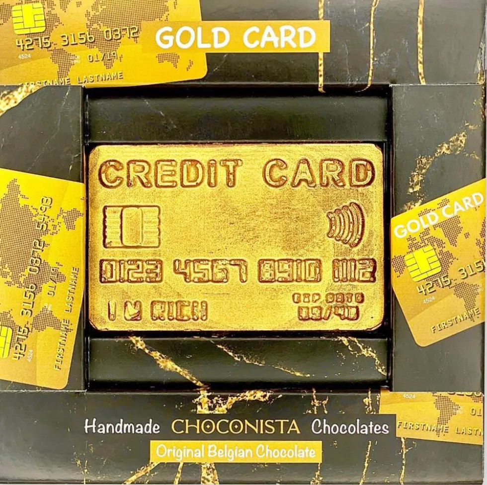 Choconista chocolade gold card 80 gr