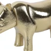 Countryfield beeld neushoorn Lando goud 27 x 9 x 13 cm