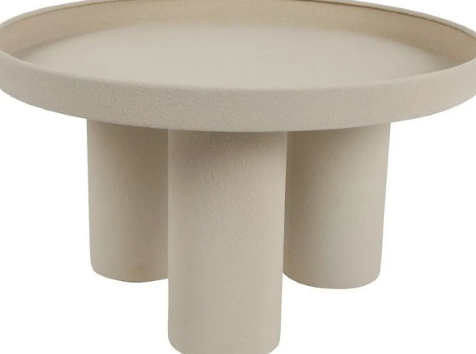 Countryfield decoratiebord op voet Cullen crème D 40 H 23 cm