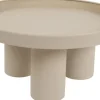 Countryfield decoratiebord op voet Cullen crème D 36 H 17 cm