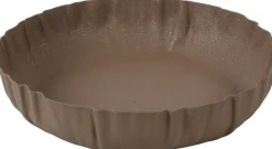 Countryfield decoratieschaal Dusan bruin D 30 H 5 cm