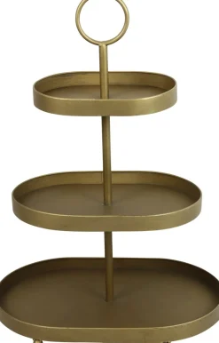 Countryfield etagère Bonamy goud 47 x 31,5 x 63 cm