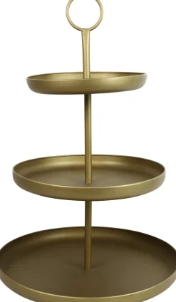 Countryfield etagère Danton goud D 51 H 76 cm