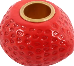Countryfield kandelaar Fruta rood 6,4 x 4,6 x 6,4 cm