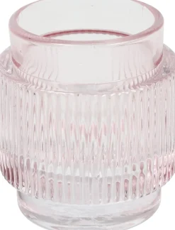 Countryfield kandelaar Ianna roze D 7 H 8 cm