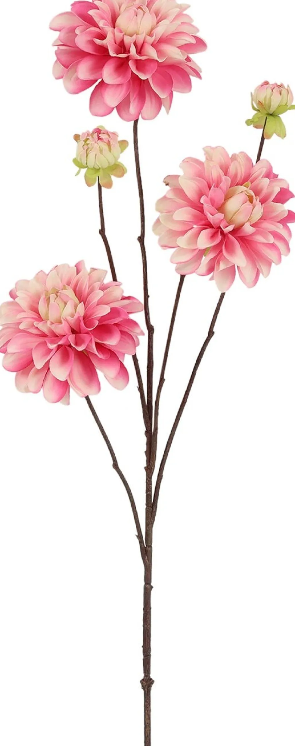 Countryfield kunstbloem Dahlia roze H 89 cm