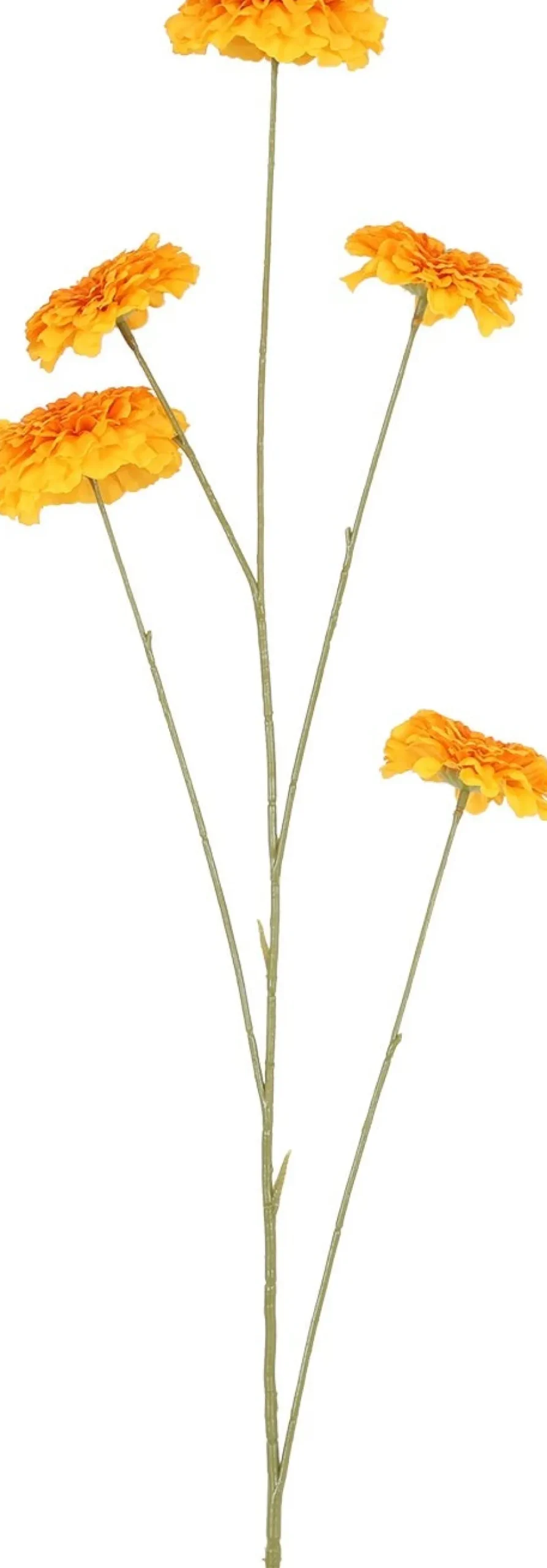 Countryfield kunstbloem Zinnia geel H 105 cm