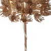 Countryfield kunsttak berenklauw koper 15 x 15 x 71 cm met 20 LED lampjes wit
