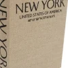 Countryfield opbergdoos Boek New York beige 23 x 17 x 7 cm