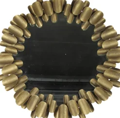 Countryfield spiegel Pringle goud D 84,5 H 6,5 cm