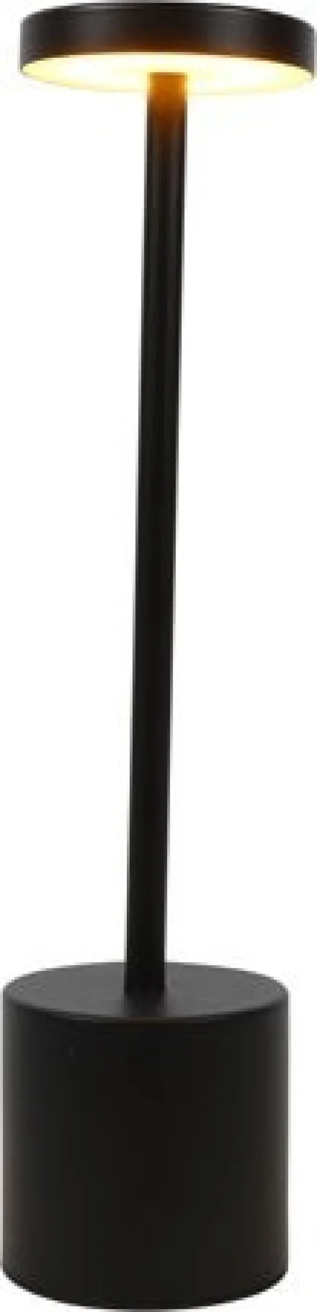 Countryfield tafellamp Touch zwart D 8 H 34 cm